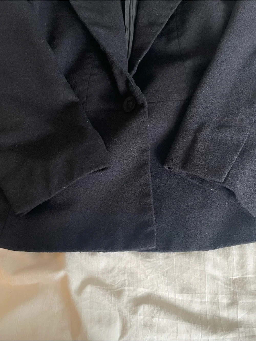 Pendleton Black Virgin Wool Women's Plus Blazer